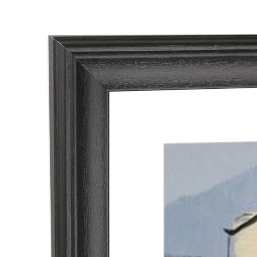 Mxtallup 18x27�C���` �ʐ^�t���[�� �u���b�N ���C�� 14X23�C���` �t���[�� �}�b�g�Ȃ� 18x27�C���` �܂��̓}�b�g�t��14x23�C���`�̎ʐ^�ɑΉ� (T23B1827W1423)