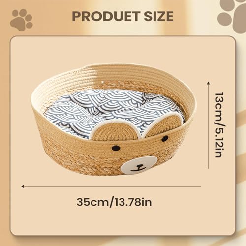 Maison pour chat lavable et lit douillet pour chaton et chiot - 7
