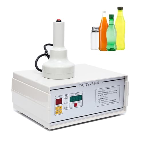 Sellador manual de botellas de inducción con función de conteo, sellador de tapas de inducción electromagnética para botellas de plástico y vidrio