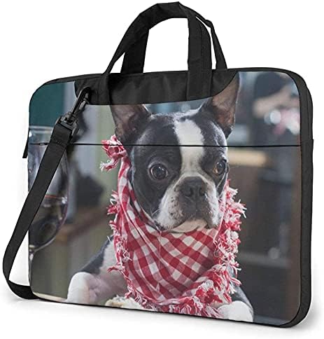Epushow Lovely Boston Terrier Laptop Bag Laptop Shoulder Bag Laptop Case