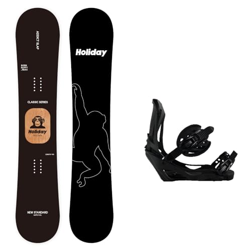 �y�X�|�C�`�z25-26 BIN��t���� HOLIDAY 2�_�Z�b�g ADDICT SLAP LINK GRD-2 �X�m�[�{�[�h �� �X�m�{ �z���f�[ �A�f�B�N�g�X���b�v �����Y ���f�B�[�X �������K�i (BIN�FBlack/L, �{�[�h�F151cm)