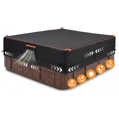 Cubre spa cuadrado impermeable GARPROVM 90 x 90 miniatura 1