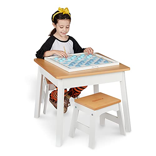 Melissa & Doug Wooden Square Table (White/Natural) #TOP3