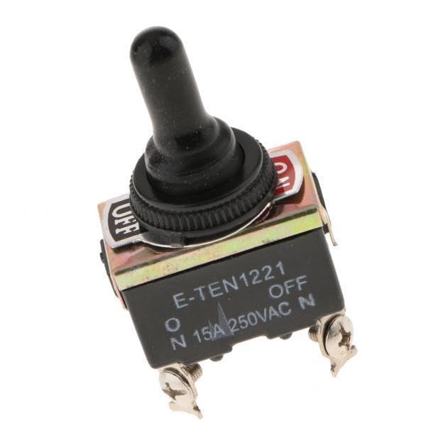 UJEAVETTE 3xE-TEN1221 15A/250V AC 4 Terminals 2 Position ON/OFF Rocker Toggle Switch-picture-27