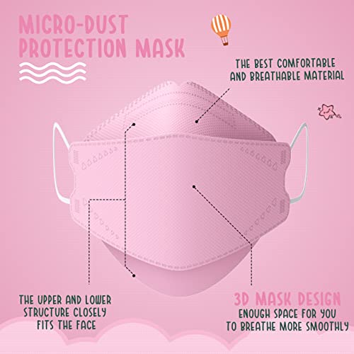 Levenis GK-002A Kids Face Masks For Children 50 Pack, Breathable Comfortable And Disposable Mask Efficiency≥95% thumb #1