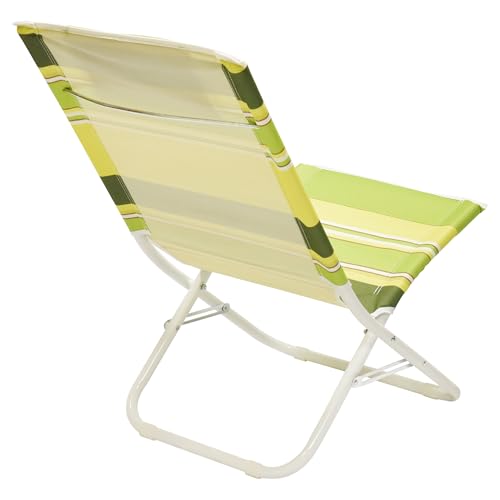 Spiaggina Mare Tolosa 53X49X73Cm Struttura In Acciaio Verde - 5