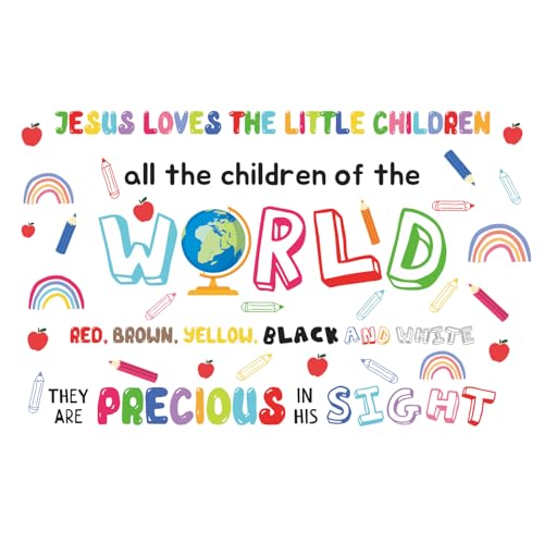 Citations de motivation enfant sticker mural Jesus pour chambre - 2