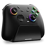 Éclairage RVB Cool et Station de Charge: Le manette PC dispose de 10 modes d'éclairage RVB réglables. Vous permettant de modifier l'éclairage selon vos préférences et de créer une expérience de jeu immersive. La station de chargement pratique et esthétique vous permet de mieux ranger votre manette de jeu. C'est aussi une belle décoration sur votre bureau.