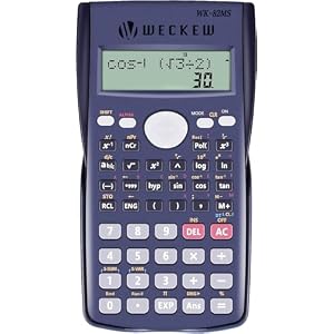 WECKEW Scientific Calculator, Engineering Scientific Calculator with 240 Function 2-Line LCD Display – Suitable for School Students, Teachers and Business Use (Navy blue)