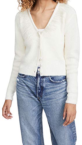 BB Dakota by Steve Madden Women s Ex-Boyfriends Girlfriend Cardigan, Pearl, Medium