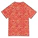 Boy Bathing Suit Short Sleeve Rash Guard Girls 9T Red Scales Glittering