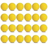 Jugs Sting-Free Dimpled Baseballs, Yellow (2 Dozen)