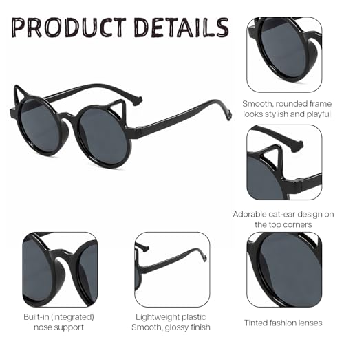 Image of SYGA Kids Goggles, Modern Stylish Eyewears for Boy's and Girls, Triangle Corner Style, Suitable for Age 3-8 Years