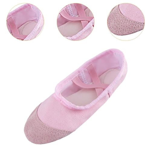 Girls Dance Footwear for Ballet and Training Pink3