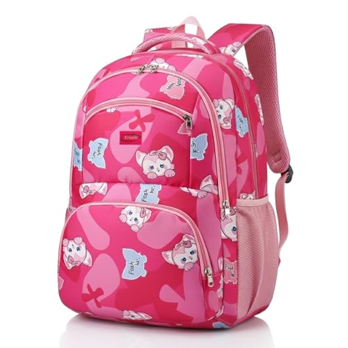 Image of Frantic Waterproof Polyester 26 L School Backpack School Bag Daypack Picnic Bag For Boys & Girl(4Zipper Parent)