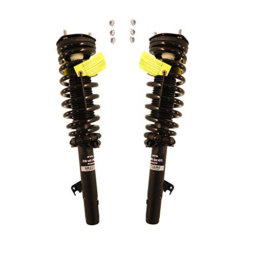 Pair Set Of 2 Front Suspension Struts and Coil Spring Assemblies For Ford Fusion Mercury Milan 2.3L L4 2006-2009