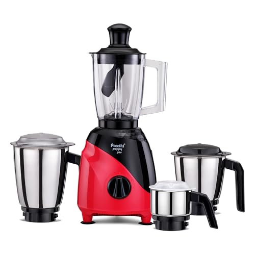 Preethi Peppy Plus MG-246 Mixer Grinder 750 Watt met 4 Potten (Indische Plug)