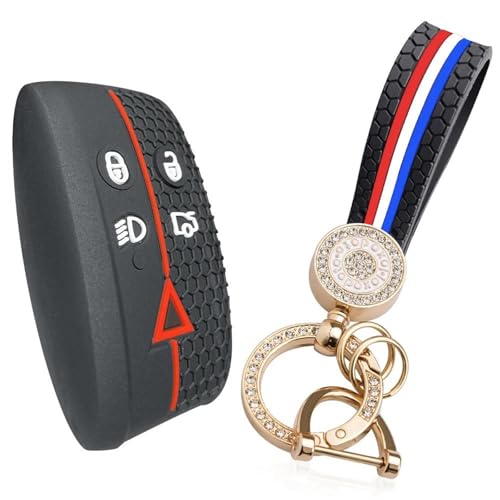 Coque clé Jaguar de style Goldchain en silicone de haute qualité pour XF XK XKR