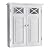 Elegant Home Fashions Dawson Wall Cabinet, White