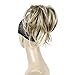 Adjustable Messy Style Ponytail Hair Extension Synthetic Hair-Piece with Jaw Claw Amzing Shape For You Hivision(H16/613 Blonde Highlighted)