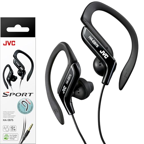 JVC HAEB75B Sports Clip Headphone (Black)