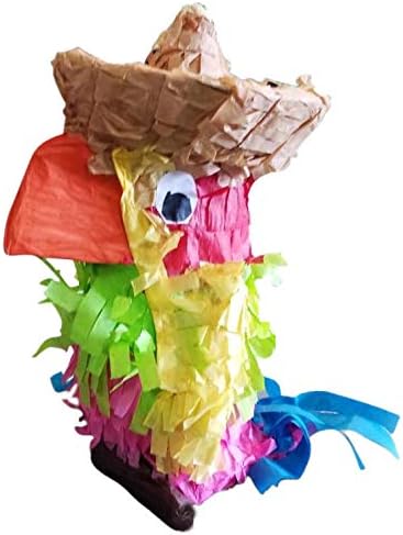 Fetch-It Pets 9" Parrot Shaped Piñata Bird Toy Suitable for Small Medium and Large Parrots Budgies Parakeets Cockatiels Lovebirds and…