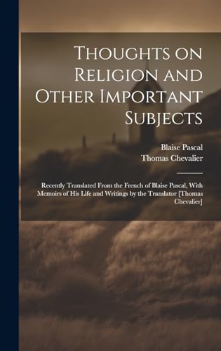 Thoughts on Religion Blaise Pascal Thomas Chevalier libro importación 2