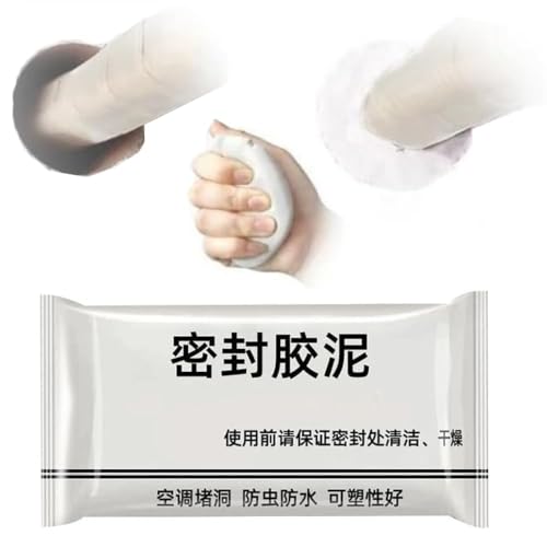 Image of RIPIENO Repair Mending Mud Sealant, Waterproof Repair Sealing Clay Duct Sealant for Hole, Household Wall Repair Patch Sealing Glue Mud, Fill Holes, Cracks, Gaps, Air Conditioning Holes (1)
