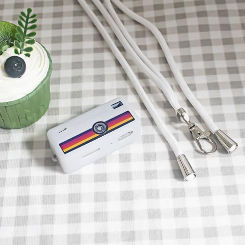 for KODAK Charmera �L�[�`�F�[���f�W�^���J�����u���C���h�{�b�N�X�p�V���R���P�[�X �\�t�g �V���R���ی�J�o�[ ���h�~ ���m�ȃJ�b�g�A�E�g�Ə�����ی� �X�g���b�v�t�� (����) [���s�A���i]