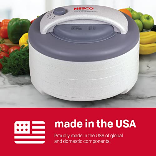 Nesco Fd-60 Snackmaster Express Food Dehydrator For Great Jerky And Snacks, 4 Trays, Gray #TOP6