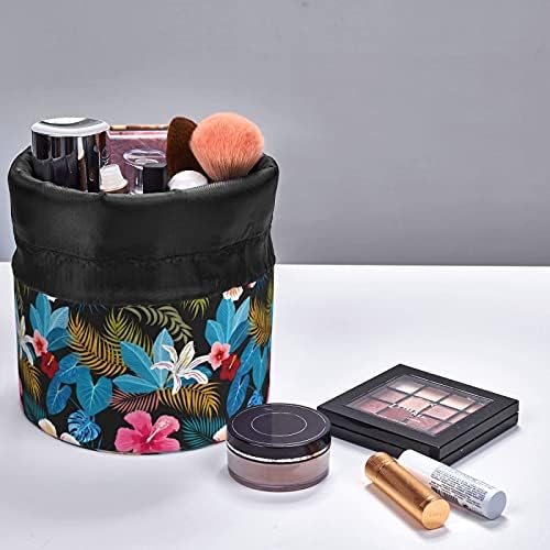 Flower Drawstring Makeup Bag Travel Makeup Organizer Lightweight Cosmetic Bag Portable Household Storage Pack for Women Girl Men 5 Flower Drawstring Makeup Bag Travel Makeup Organizer Lightweight Cosmetic Bag Portable Household Storage Pack for Women Girl Men