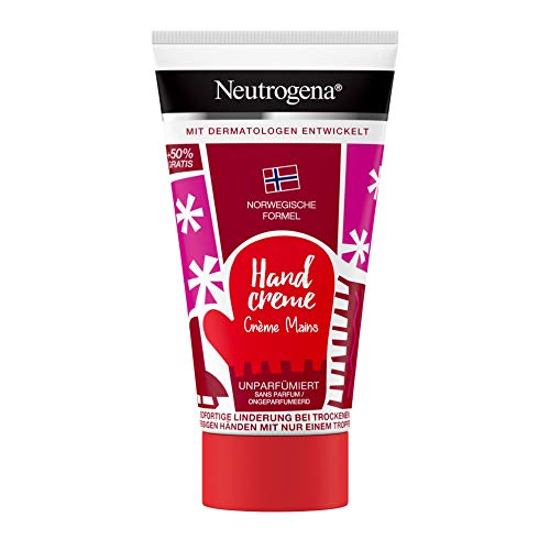 Preisvergleich Produktbild Neutrogena Handcreme Konzentriert, unparfümiert, Limited Edition, 50% gratis Inhalt, 300 Anwendungen, 75 ml