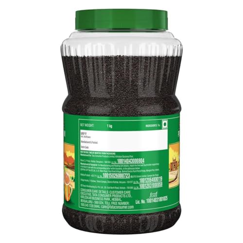 Image of Tata Tea Premium | Desh Ki Chai | Unique Blend Crafted For Chai Lovers Across India | Black Tea | 1kg Jar (Pack of 3)