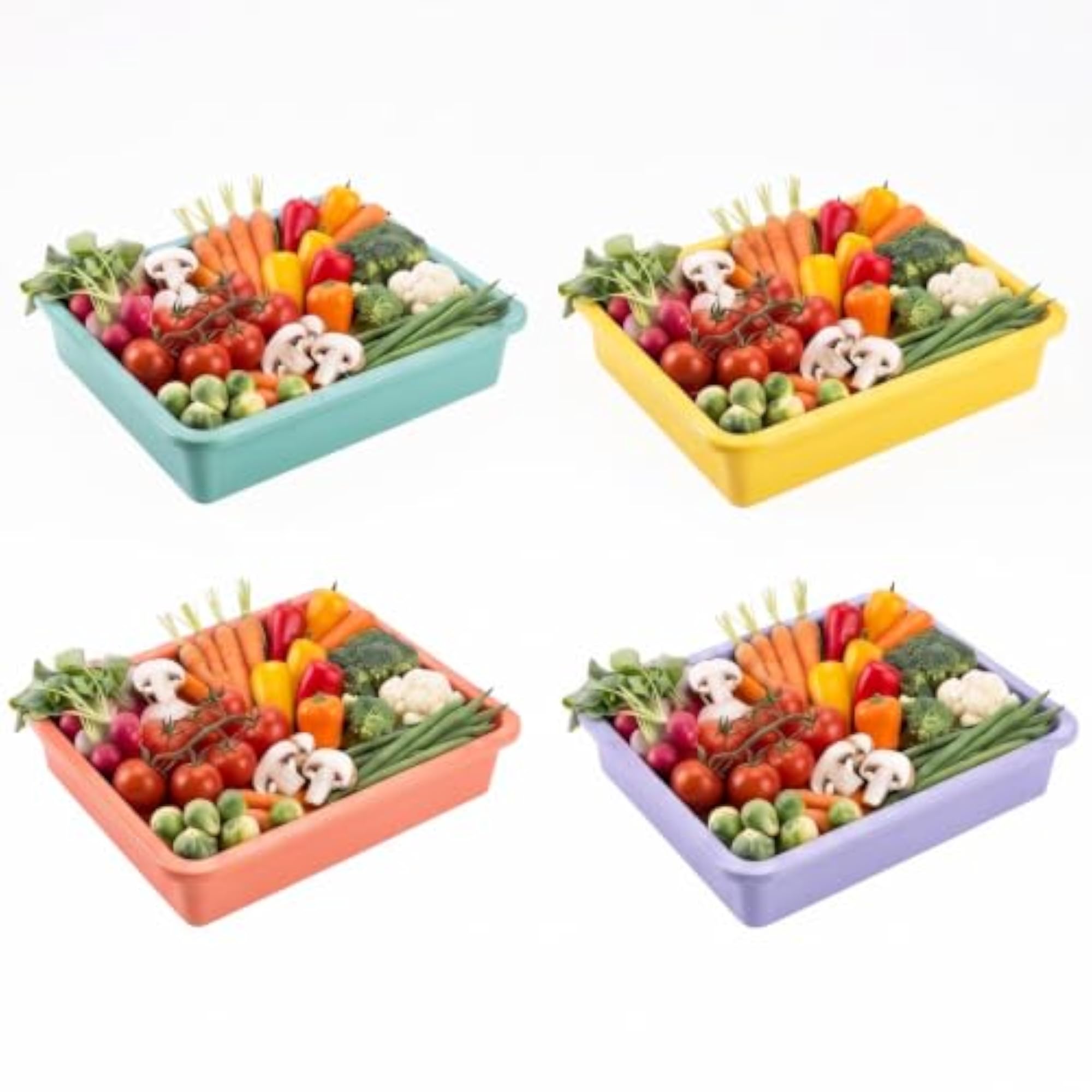 NISKANET Multipurpose Rectangular Tray for Organizing Items
