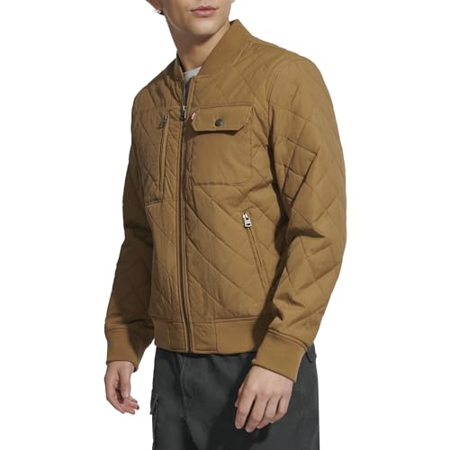 Image of Levi's Men's Levi's Men's Diamond Quilted Bomber Jacket