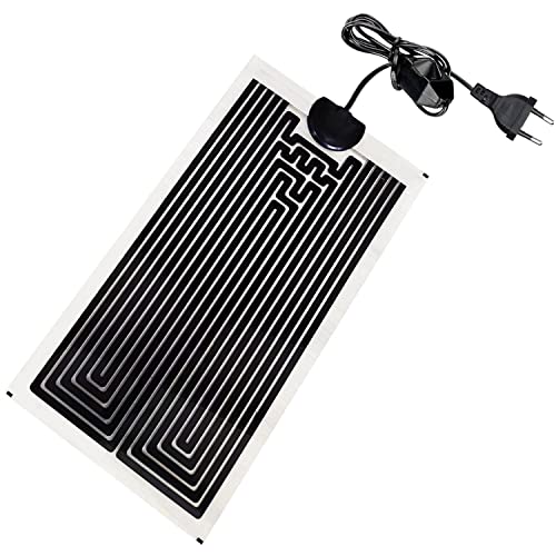 CAM2 Almohada térmica para depósito de cristal, cojín de calefacción ajustable para reptiles con control de temperatura para reptiles, geckos, cojines de calefacción de acuario (7 W)