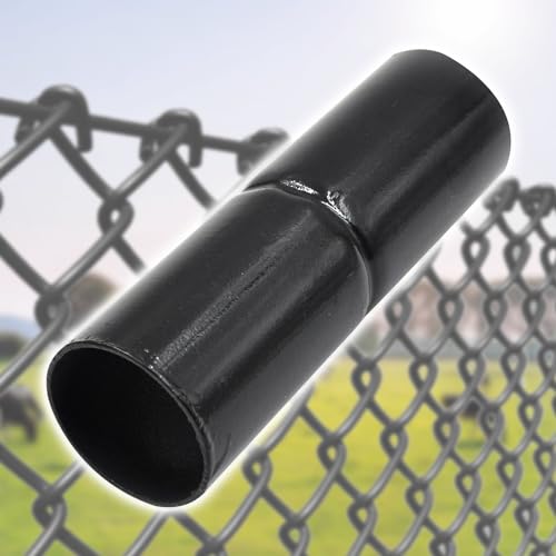 (10 Pack) 1-5/8'' OD x 6'' Heavy-Duty Top Rail Sleeve for Chain Link Fence Galvanized Steel Top Rail/Pipe,Black by Zhupoub - Image 5