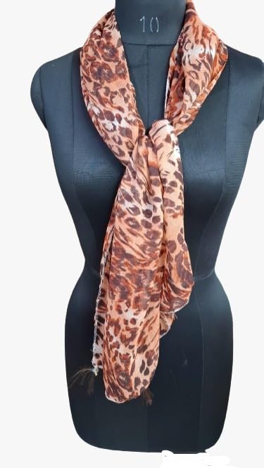 Generic Women's Scarves Lady Light Soft Fashion Solid Scarf Wrap Shawl for All Season (Brown)3