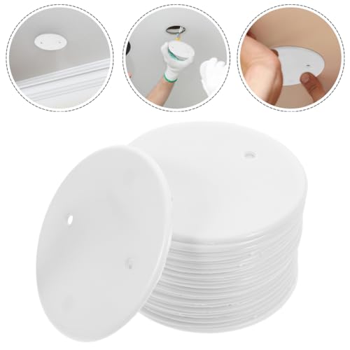 SEWACC 30pcs Ceiling Cover Plate, 4.1 Inch Round Metal Blank Outlet Cover, Electrical Box Plate for Ceiling Wall Junction Box Protection by SEWACC - Image 9