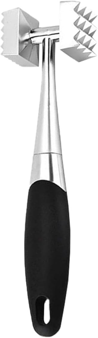 Double-sided Zinc Alloy Meat Tenderizer Hammer, Heavy Duty Steak Mallet for Beef and Poultry, Kitchen Meat Hammer Tool for Tenderizing and Pounder Use