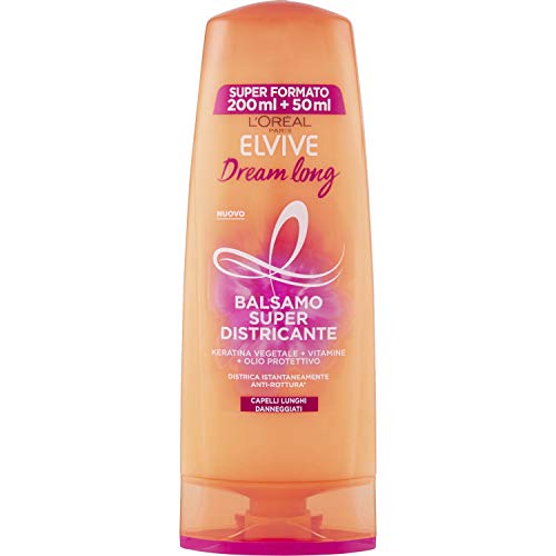 L'Oréal Elvive Acondicionador Aterciopelado para Cabello Liso por Definir, 250 ml