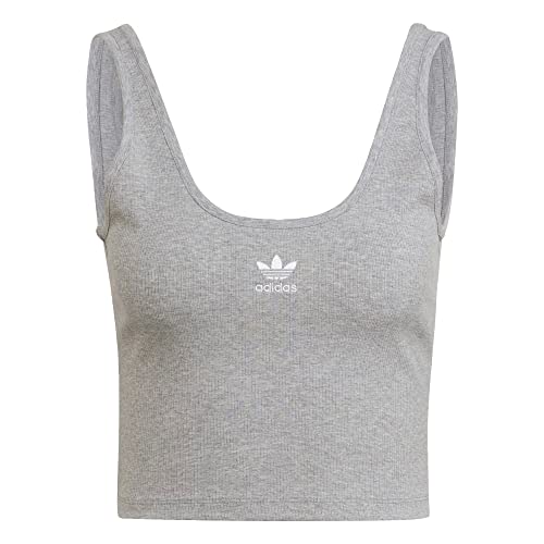 adidas Originals Women Adicolor Essentials Rib Tank TOP Grey