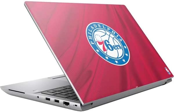 Skinit Decal Laptop Skin Compatible with HP ZBook Fury 16 G10 - Officially Licensed NBA Philadelphia 76ers Canvas Split Design