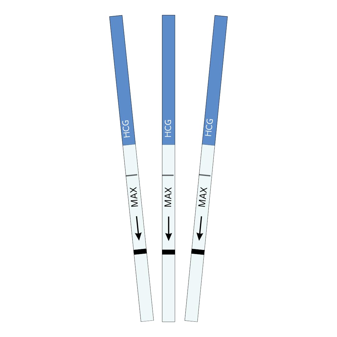HCG One-Step Home Pregnancy Dip Test, 99% Accurate, 7-10 Days Past Ovulation