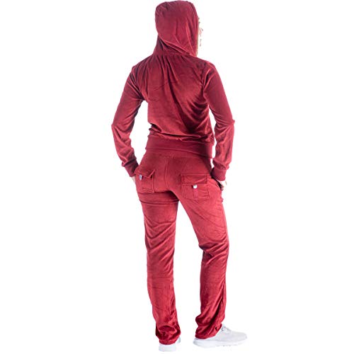 Image of Velour Tracksuit Womens 2 Pieces Joggers Outfits Jogging Sweatsuits Set Soft Sports Sweat Suits Pants