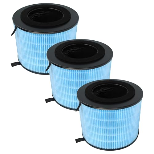 vhbw 3X Luftilter Ersatz für Philips FYM220/30 für Luftreiniger - Kombifilter Aktivkohle + Schwebstofffilter