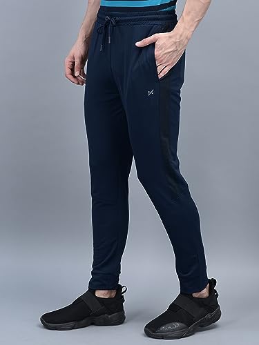 Image of Force NXT Black Jogger for Men Pack of 1 | Men's Dry Fit Active Wear Pants | Stretchable Lowers with Zipper Pockets | Anti Odour Jogger Pant for Gym, Yoga and Sports