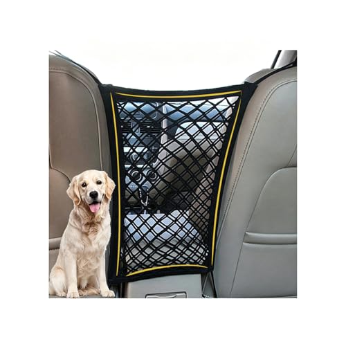 Amazon.co.jp: FALCALE ペットバリアー 犬 車ネットバリア 車用安全