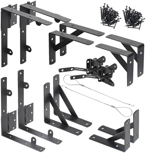Fence Gate Kit Gate Hardware, 2 Set Anti Sag Gate Kit Heavy Duty ...