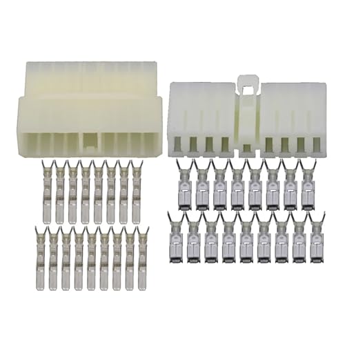 Connecteur automobile 17 broches étanche avec bornes DJ7172